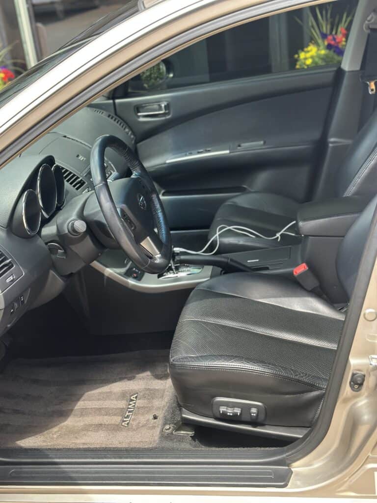 front seats are clean after detailing Legacy Auto Clinic Castle Rock 